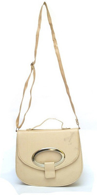 

Fashion Knockout Women Casual Beige Leatherette Sling Bag