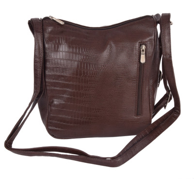 

Murcia Women Casual Brown PU Sling Bag