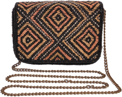 

Diwaah Women Evening/Party Multicolor Silk Sling Bag