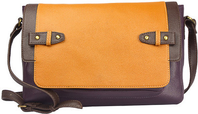 

Bagsy Malone Women Casual Purple PU Sling Bag