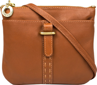 

Hidesign Women Formal Tan Genuine Leather Sling Bag