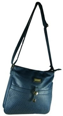 

Essart Women Casual Blue PU Sling Bag