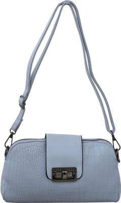 

Heels & Handles Women Casual Grey Leatherette Sling Bag
