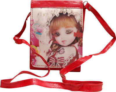 

Genpurs Girls Casual Multicolor Velvet Sling Bag
