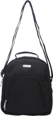 

Harissons Men & Women Casual Black Nylon Sling Bag
