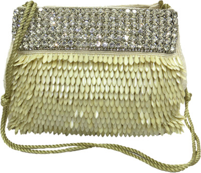 

Kawaii Women Casual Beige Beads Shoulder Bag
