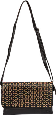 

Starz Women Casual Black PU Sling Bag