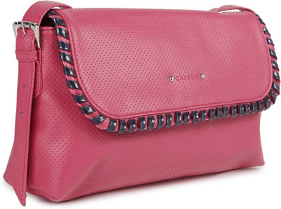 

Caprese Women Casual Pink Genuine Leather Sling Bag