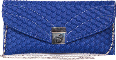 

Reedra Women Evening/Party Blue PU Sling Bag