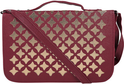

Coash Women Casual Maroon PU Sling Bag