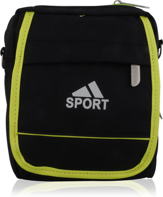 

Irish Men & Women Sports Black, Green Rexine Sling Bag