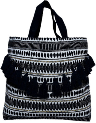 

Diwaah Women Casual Black Cotton Tote