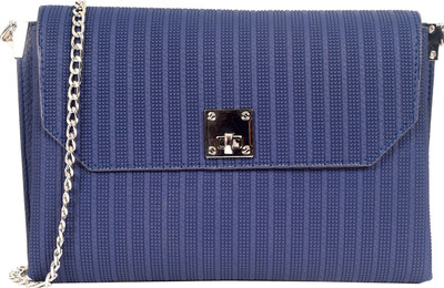 

Lino Perros Women Casual Blue Leatherette Sling Bag