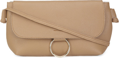 

Amperstyle Women Casual Brown PU Sling Bag
