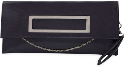 

Skyways Women Evening/Party Black PU Sling Bag