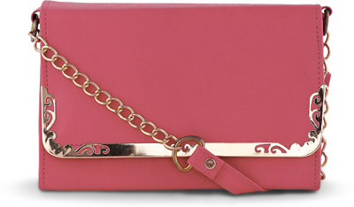

Do Bhai Women Evening/Party Red Leatherette Sling Bag