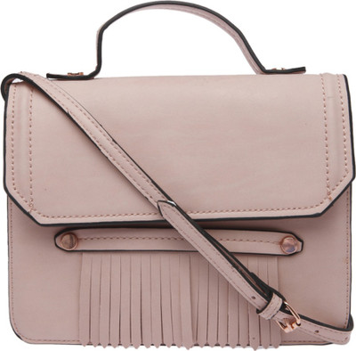 

Only Women Casual Pink PU Sling Bag