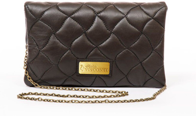 

Sophia Visconti Girls Casual Brown Genuine Leather Sling Bag
