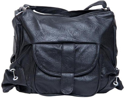 

Borse Women Casual Black PU Sling Bag