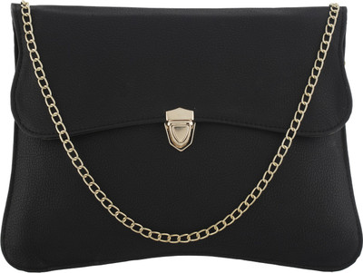 

Fantosy Women Casual Black PU Sling Bag