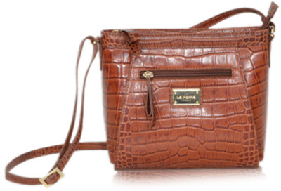 

La Roma Women Casual Brown Genuine Leather Sling Bag