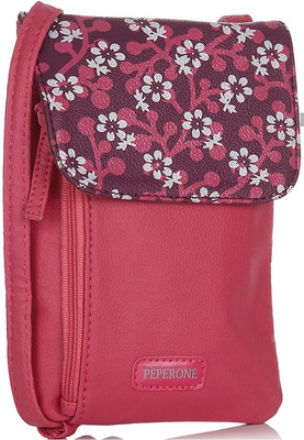 

Peperone Women Casual Pink PU Sling Bag