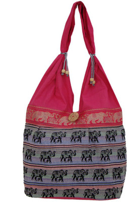 

The Living Craft Women Casual Multicolor Cotton Shoulder Bag