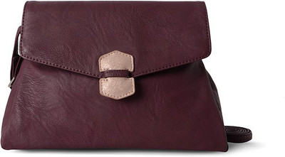 

Baggit Women Casual Red PU Sling Bag