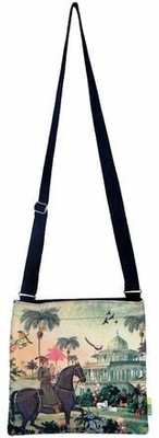 

Eco Corner Women Casual Green Cotton Sling Bag