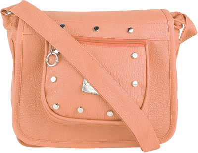 

Savitri Arts Women Casual Orange PU Sling Bag