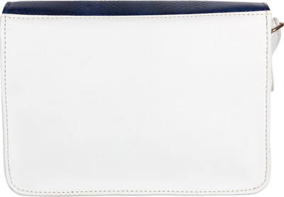 

Mastani Women Casual White PU Sling Bag