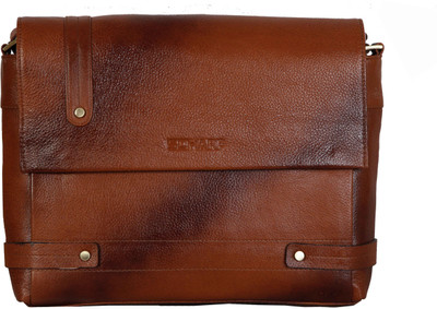 

Scharf Men & Women Casual Tan Genuine Leather Sling Bag