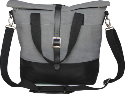 

Mohawk Men & Women Casual Grey PU Sling Bag