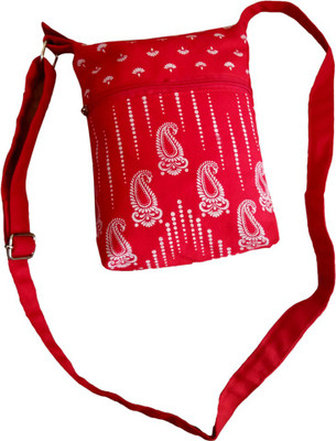 

Fly Angels Women Casual Red Canvas Tote