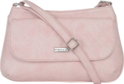 

Esbeda Women Casual Pink Leatherette Sling Bag