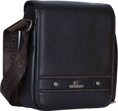 

Aollibao Men & Women Formal Brown Genuine Leather Sling Bag