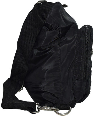 

Cropp Women Casual Black Nylon Sling Bag