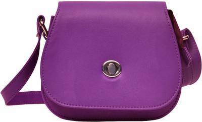

Hawai Women Casual Purple PU Sling Bag