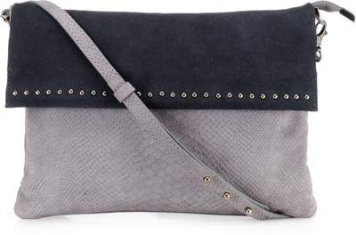 

Phive Rivers Women Casual Grey Genuine Leather Sling Bag