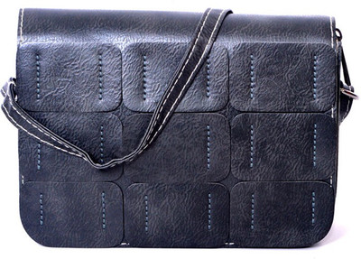 

Frosty Fashion Women Casual Grey PU Sling Bag