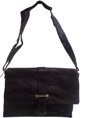 

Berries Women Casual Purple PU Sling Bag