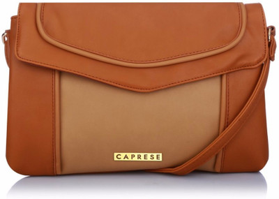 

Caprese Women Casual Beige, Tan Leatherette Sling Bag