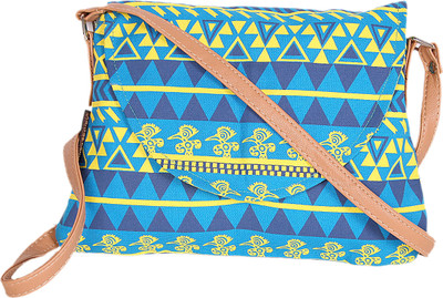 

Kanvas Katha Women Casual Multicolor Canvas Sling Bag
