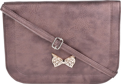 

Kleio Women Casual Purple PU Sling Bag