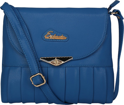 

Esbeda Women Casual Blue PU Sling Bag