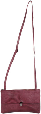 

Reedra Women Casual Maroon PU Sling Bag