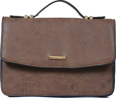 

Diana Korr Women Casual Brown PU Sling Bag