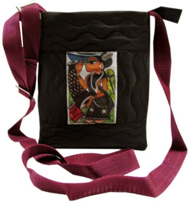 

Indha Craft Women Casual Multicolor Polyester Sling Bag