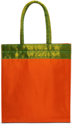 

Cascara Women Casual Orange Polyester Tote