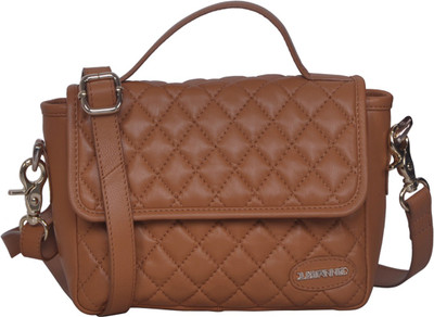 

Justanned Women Casual Tan Genuine Leather Sling Bag